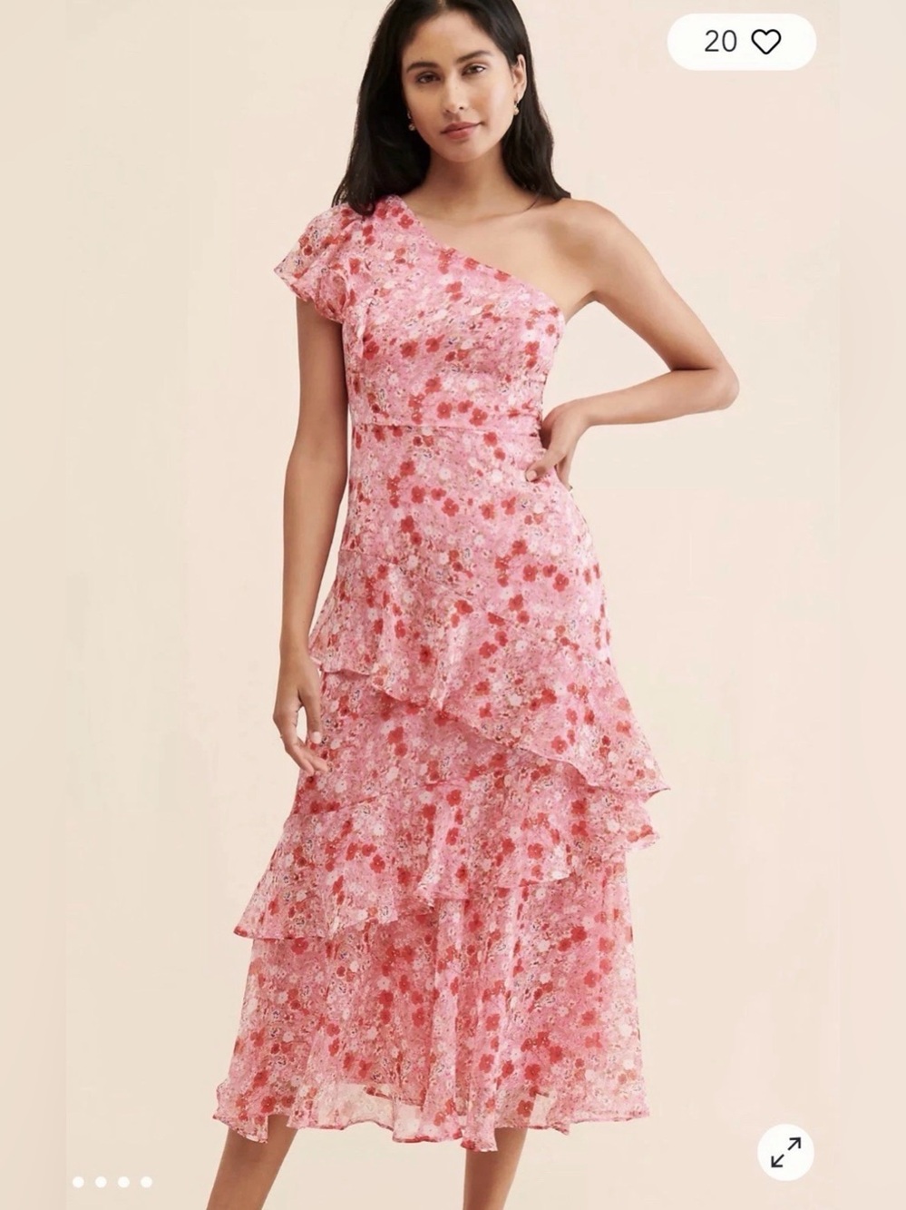ASTR the Label Victoriana One-Shoulder Dress